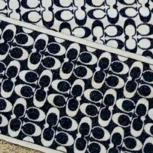 Coach logo metallic scarf - like new.